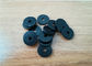 Piezas de goma moldeadas lavadoras negras de Bonde del silicón del color para el sello consolidado del tornillo