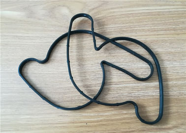 Juntas de goma de encargo planas del OEM, juntas de goma moldeadas prenda impermeable del negro