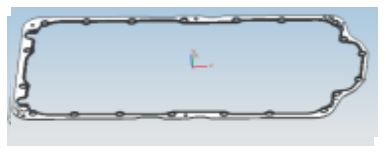 Carter Engine Gasket Oil Pan Aem Black Engine Repair Parts