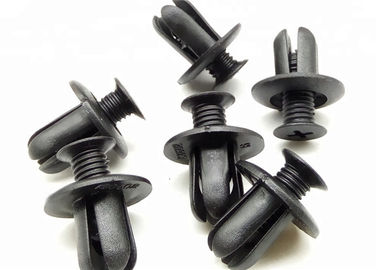 Las sujeciones plásticas del remache del coche auto/el empuje plástico de la defensa de parachoques de la aleta del fango acorta
