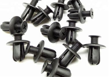 Las sujeciones plásticas del remache del coche auto/el empuje plástico de la defensa de parachoques de la aleta del fango acorta