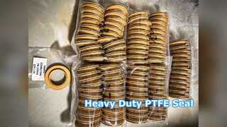 Cilindro hidráulico de maquinaria pesada con sello de aceite de PTFE